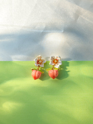 Peach Blossom Peach Earrings