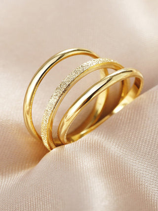 3pcs/set Minimalist Ring, Stainless Steel Jewelry