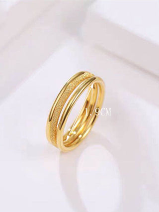 3pcs/set Minimalist Ring, Stainless Steel Jewelry