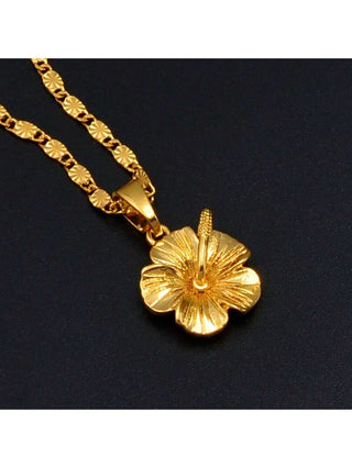 1pc Hawaiian Flower Pendant Necklace Marshallese Kiribati Guam Micronesia Chuuk Pohnpei Jewelry Weeding Products