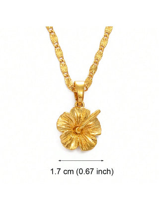 1pc Hawaiian Flower Pendant Necklace Marshallese Kiribati Guam Micronesia Chuuk Pohnpei Jewelry Weeding Products