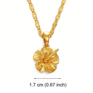 1pc Hawaiian Flower Pendant Necklace Marshallese Kiribati Guam Micronesia Chuuk Pohnpei Jewelry Weeding Products