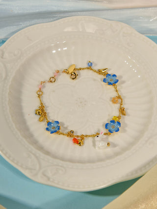 Peach Blossom Bunny Bracelet