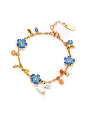 Peach Blossom Bunny Bracelet