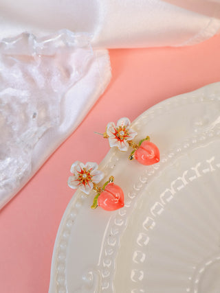 Peach Blossom Peach Earrings