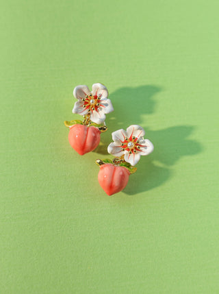 Peach Blossom Peach Earrings